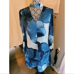 Halston Long Sleeve Dress